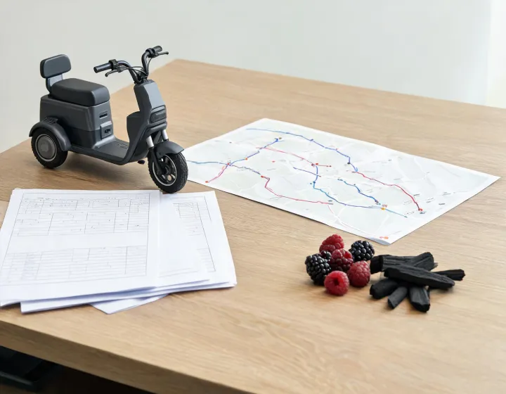 Buyer-side electric tricycle sourcing route
