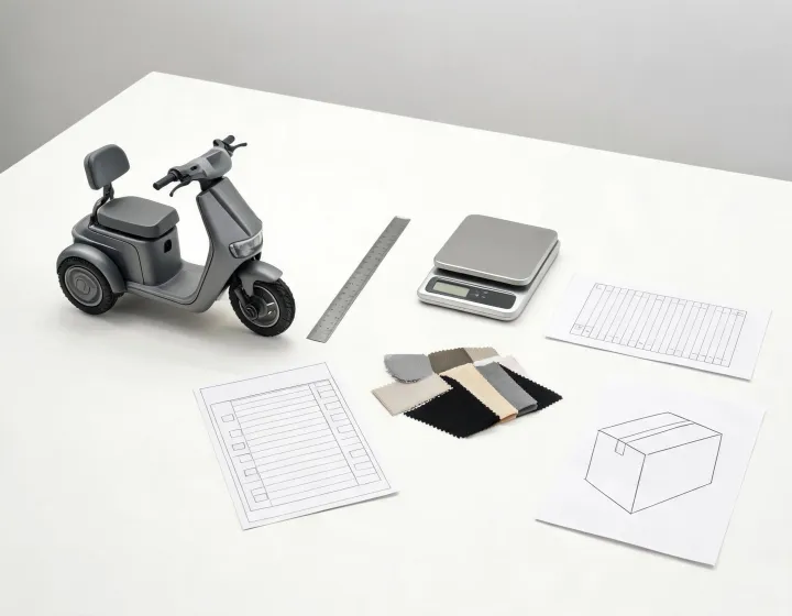 Electric tricycle sample planning and sample review